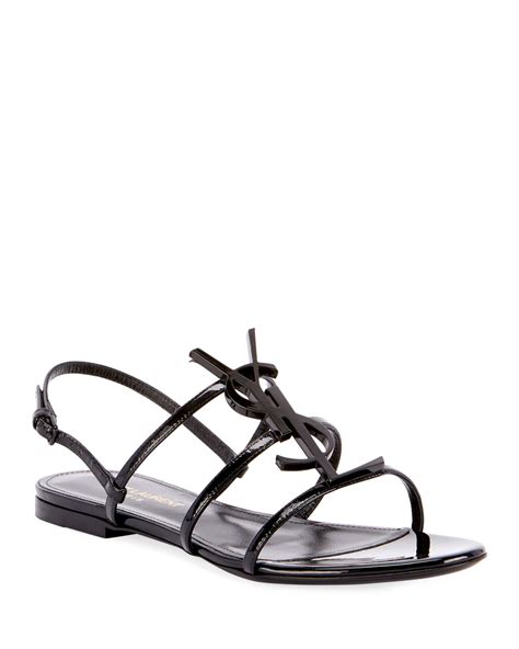 sandalias ysl|YSL flat sandals women.